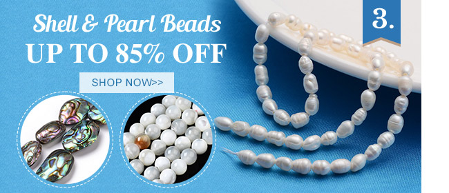 Shell & Pearl Beads Up to 85% OFF