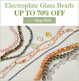 Electroplate Glass Beads Up to 70% OFF