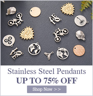 Stainless Steel Pendants Up to 75% OFF