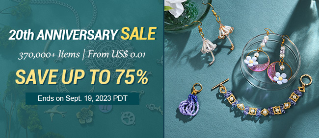 20th ANNIVERSARY SALE 370,000+ Items | From US$ 0.01 SAVE UP TO 75%
