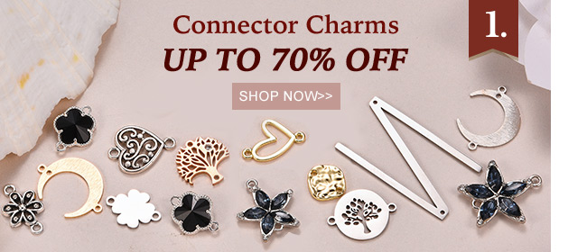 Connector Charms Up to 70% OFF