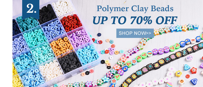 Polymer Clay Beads Up to 70% OFF