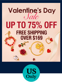 Valentine's Day Sale UP to 75% Off Free Shipping Over $169